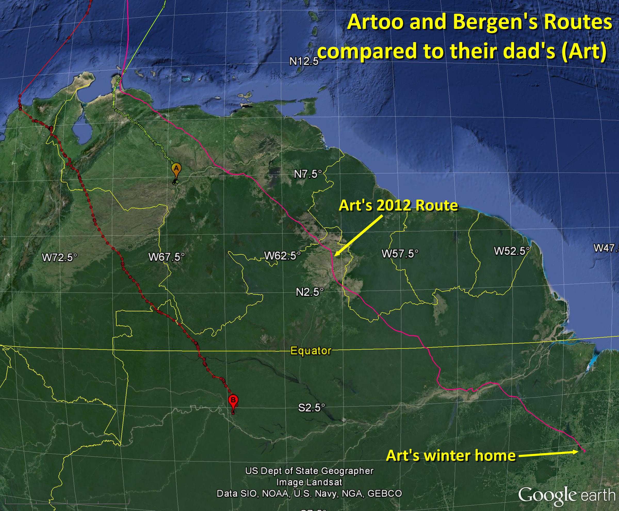 Artoo and Bergen, and Art's Route - November 8, 2013